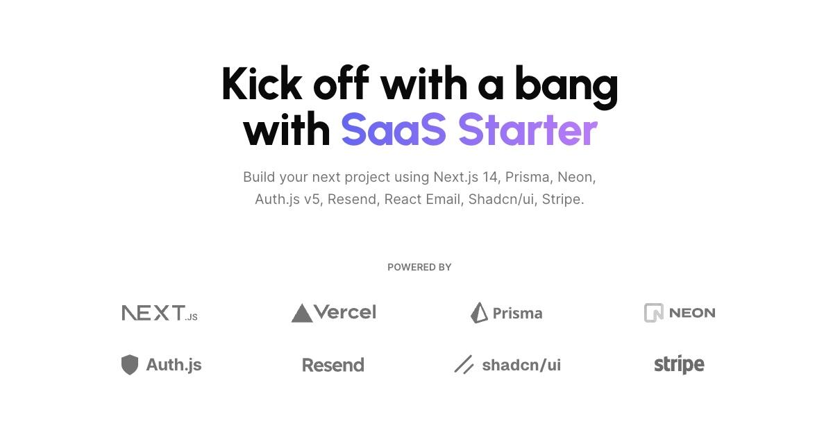 NEXT SAAS Starter Boilerplate